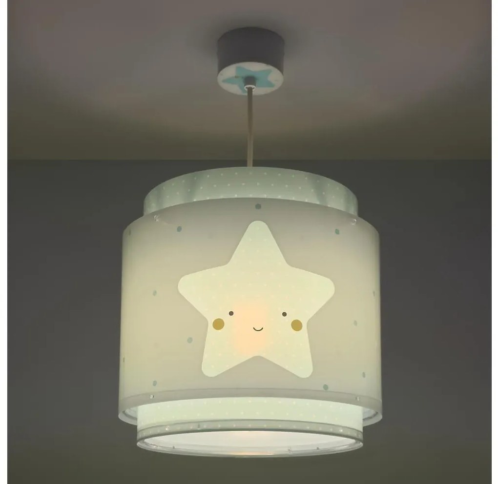 Dalber 76012T - Lampadario per bambini BABY DREAMS 1xE27/15W/230V blu