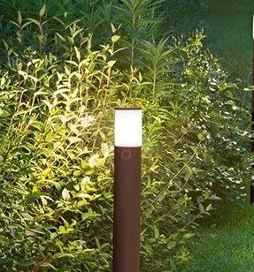 Sigaro paletto in alluminio corten opaco 1 luce attacco e27 ip54 h....