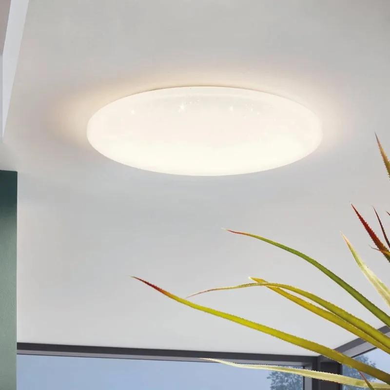 Plafoniera LED moderno Pogliola, bianco Ø 50 cm, luce naturale EGLO