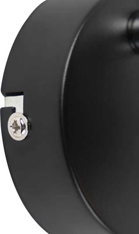 Faretto moderno 1 luce nero con interno oro - Buell Deluxe