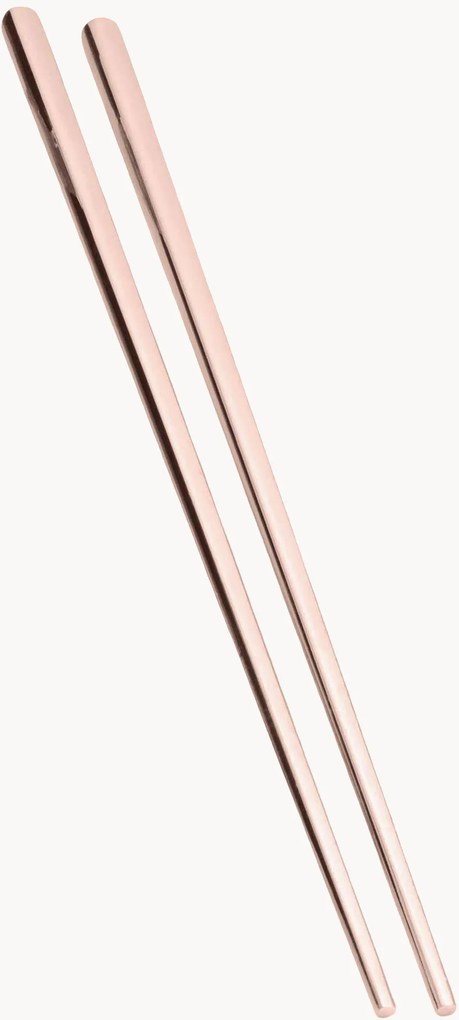 Set di 12 bacchette dorate Rose Gold