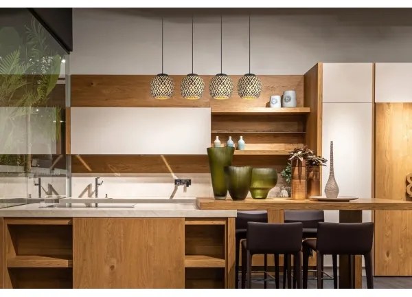 Globo 15766-4H - Lampadario a sospensione con filo COLLY 4xE27/15W/230V