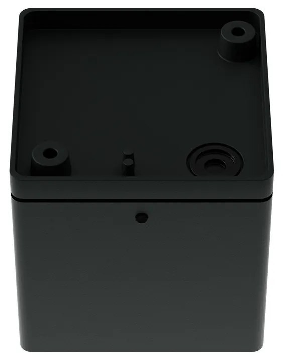 Applique da soffitto Quadrata GU10 IP54 in Alluminio e Vetro