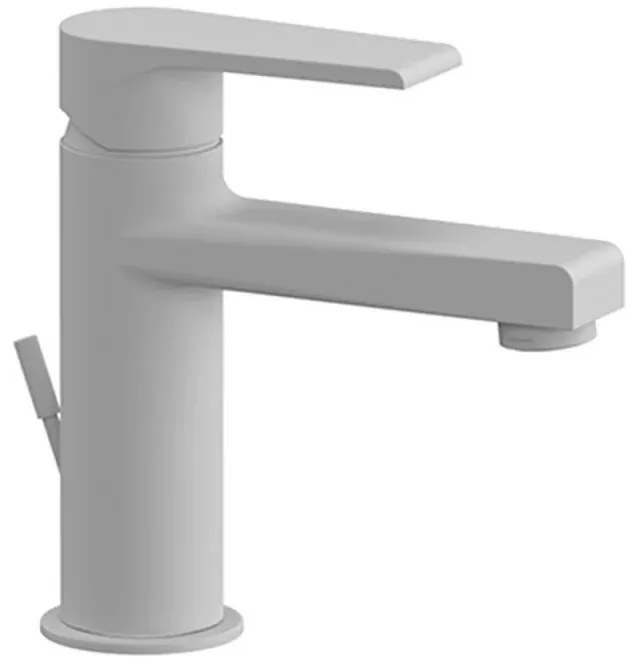 Set miscelatori lavabo e bidet bianco opaco Mariani Artic scarico incluso