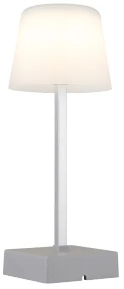 Globo 28061SI-LED lampada da tavolo touch XAYDEN 2W/5V 800 mAh argento