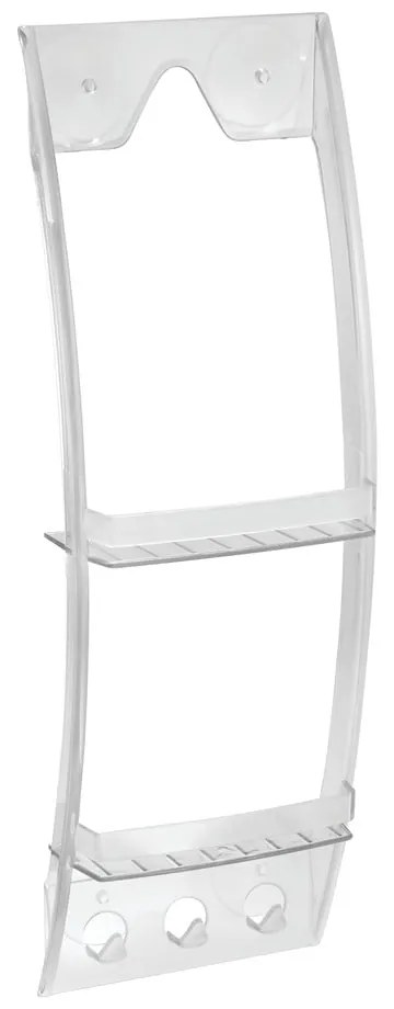 Portaoggetti trasparente per bagno , 23 x 73 cm - iDesign