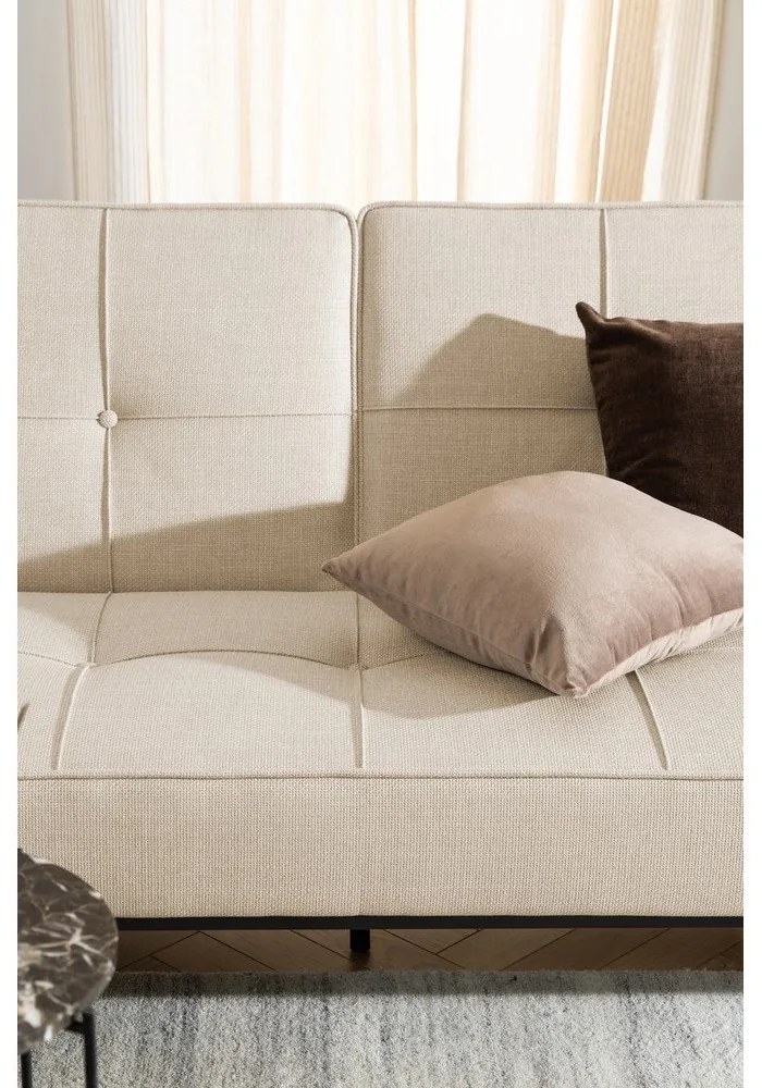 Divano beige allungabile 198 cm Perugia – Actona