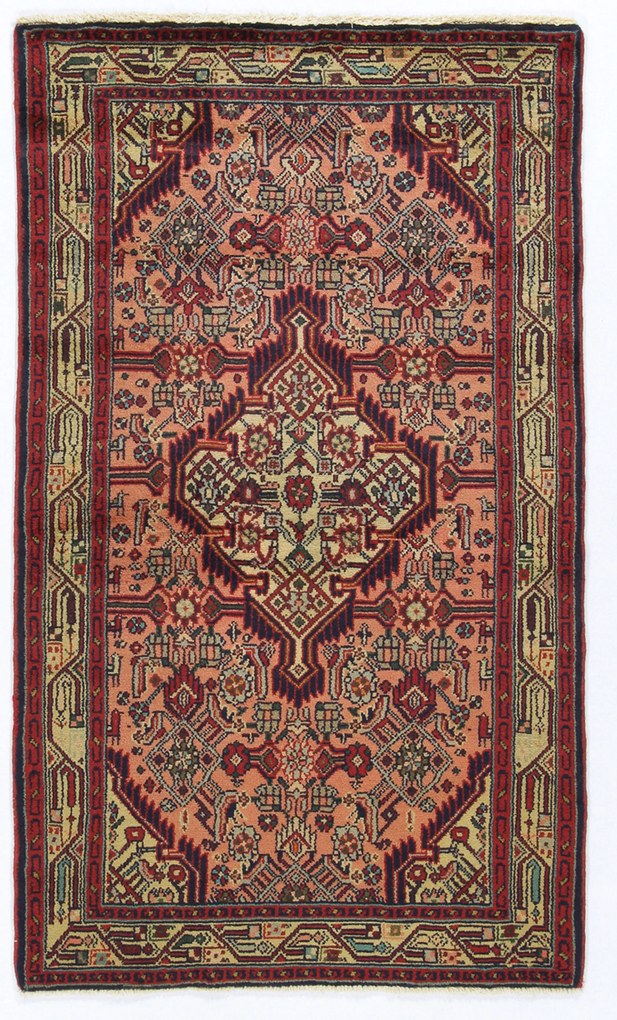 Hamedan Tappeto 90x150 (Iran) Annodato A Mano