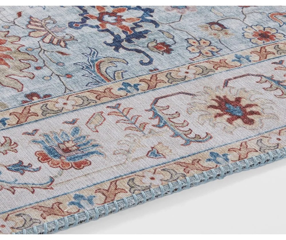 Runner blu e beige , 80 x 200 cm Vivana - Nouristan