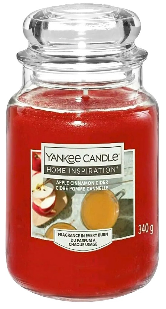 Apple Cinnamon Cider, candela in giara grande Yankee Candle