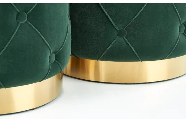 SET 2x Tabacco POLLY diametro 40/44 cm verde/oro