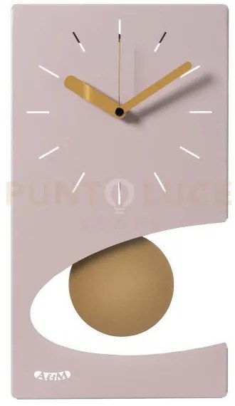 Orologio da parete di design moderno eclipse pendolo gelso