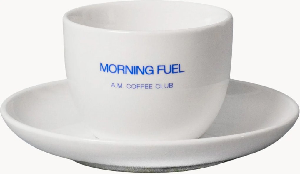 Tazza da caffè con piattino Morning Fuel