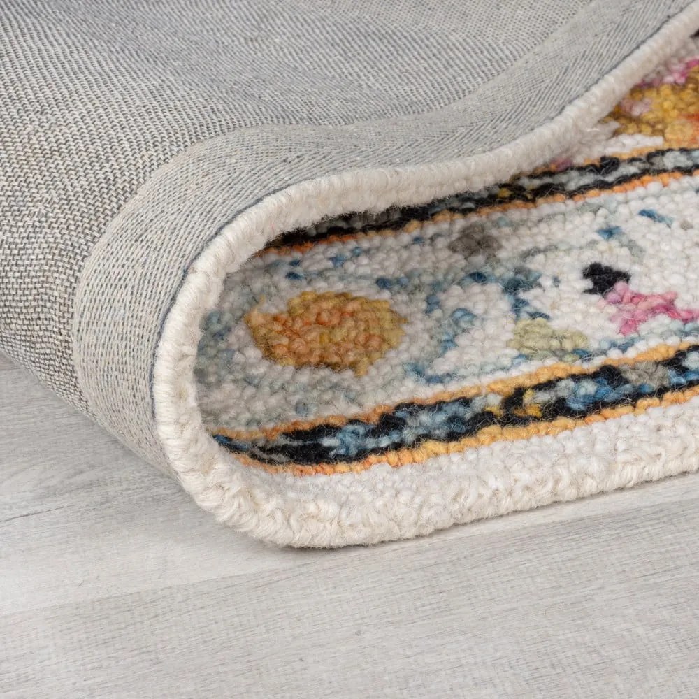 Tappeto in lana gialla 160x230 cm Dahlia - Flair Rugs