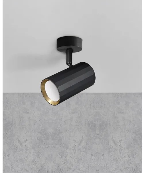 Faretto NICEA 1xGU10/10W/230V nero