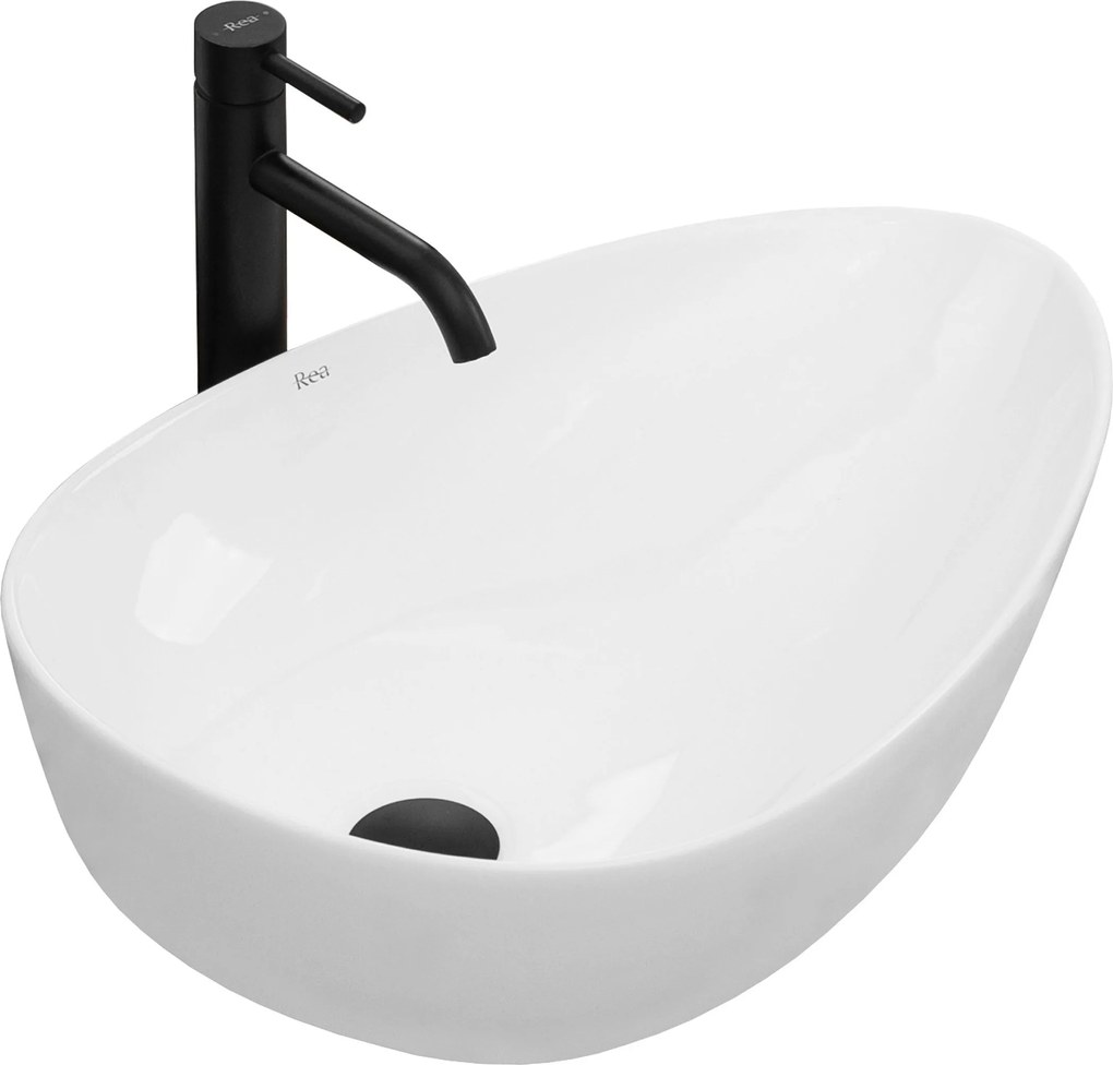 Lavabo da appoggio Rea Greta 55