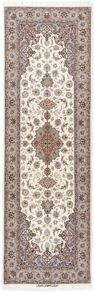Isfahan Tappeto persiano 250 x 80 (Iran) Annodato A Mano