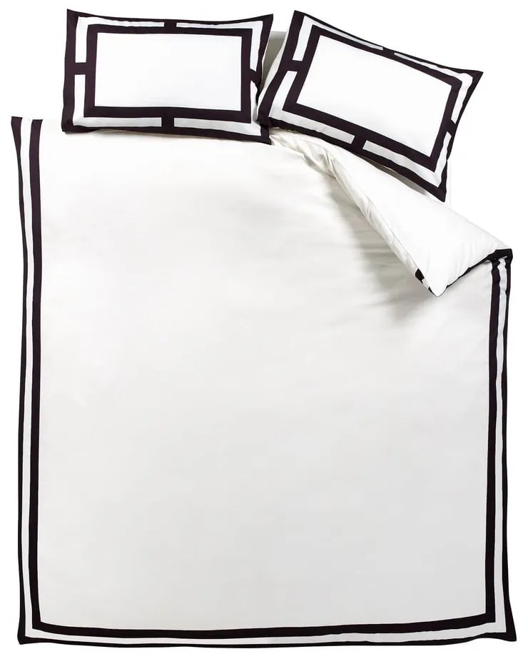 Biancheria da letto bianca e nera per letto matrimoniale 200x200 cm Mono Panel – Catherine Lansfield