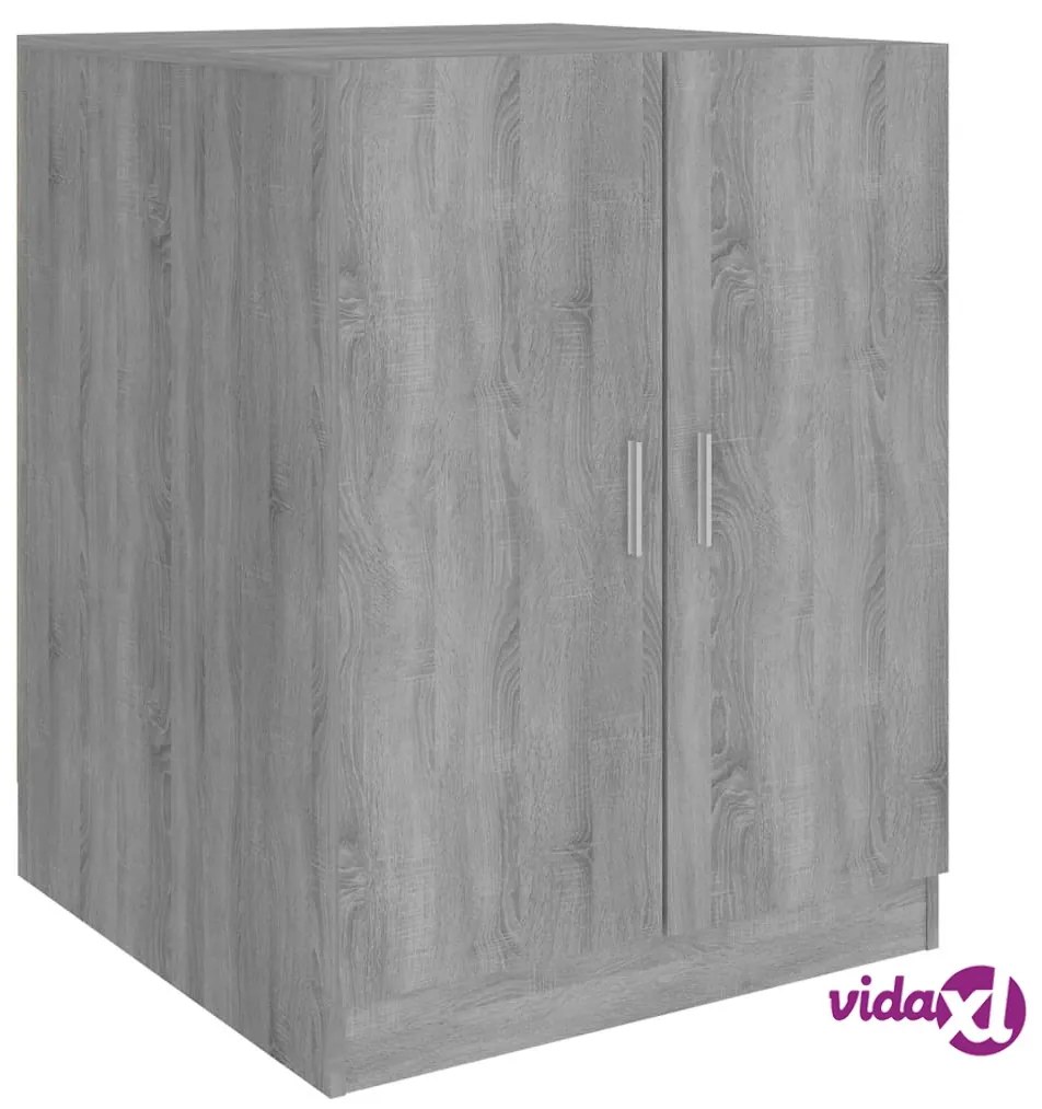 vidaXL Mobile per Lavatrice Grigio Sonoma 71x71,5x91,5 cm