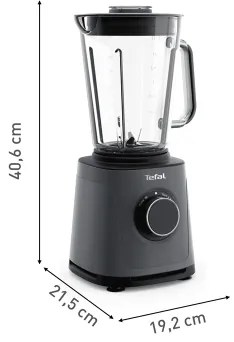 Tefal - Miscelatore da tavolo 2 l PERFECTMIX+ 1200W/230V nero