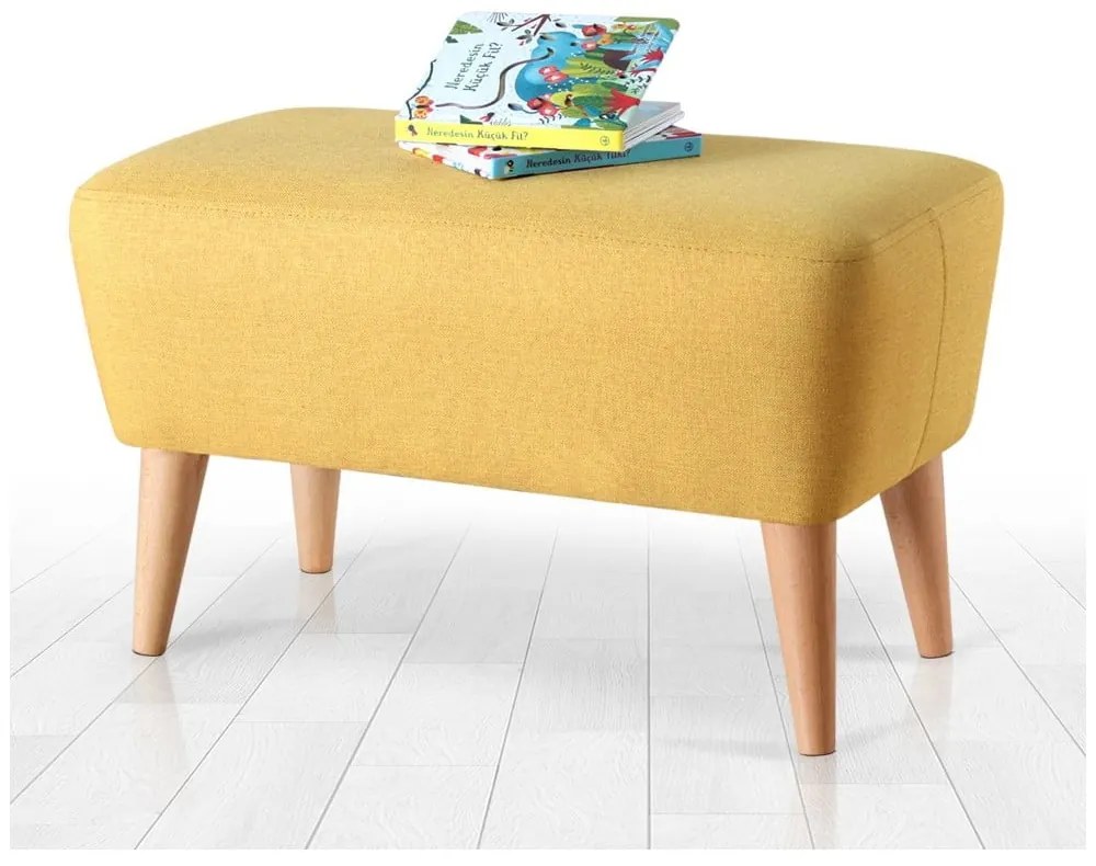 Pouf giallo per bambini Moouv - Artie