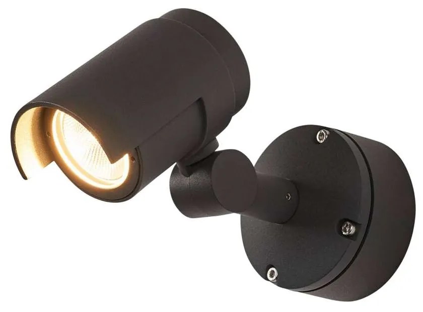 Lucande - Beatrix LED Applique da Parete da Esterno Grigio Scuro Lucande