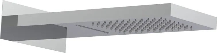 Soffione doccia Arcadia in inox cromato anticalcare 2 getti