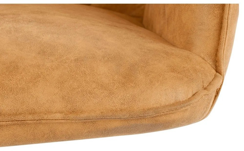 Set di sedie da pranzo gialla in imbottito 2 pz Preston – Støraa