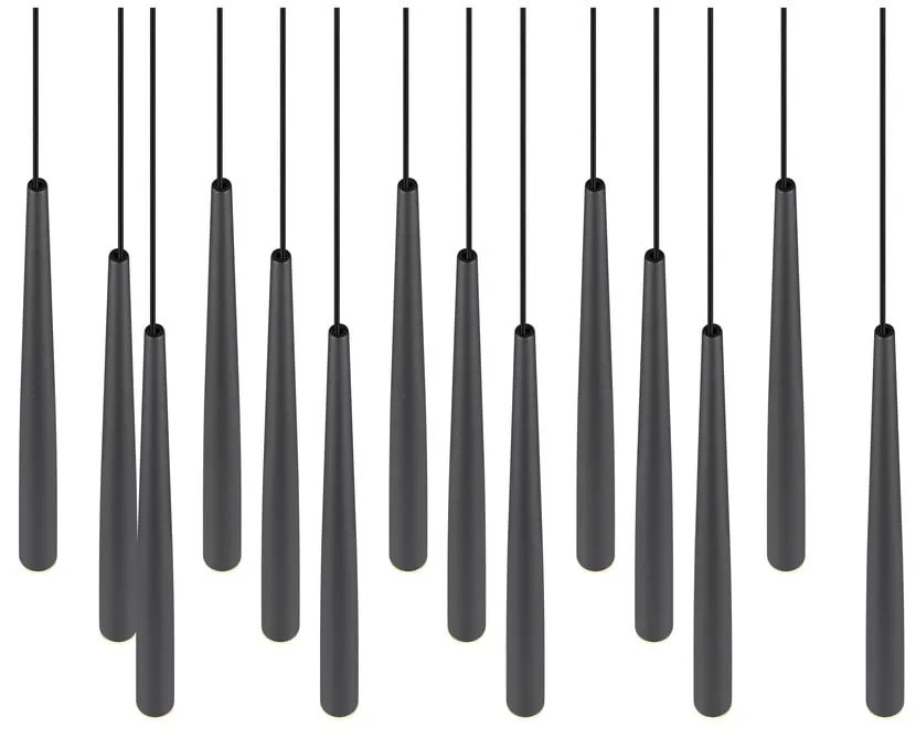 Lampadario LED nero Cala – Trio Select