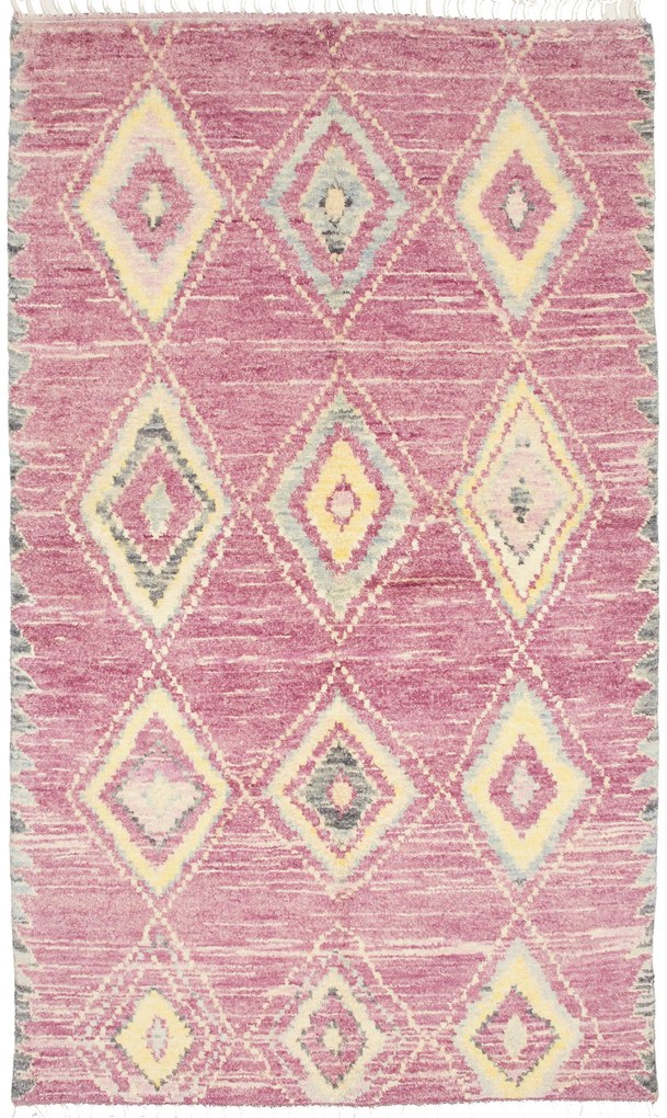 Berber Tappeto orientale 150x250 Viola (Pakistan) Annodato A Mano