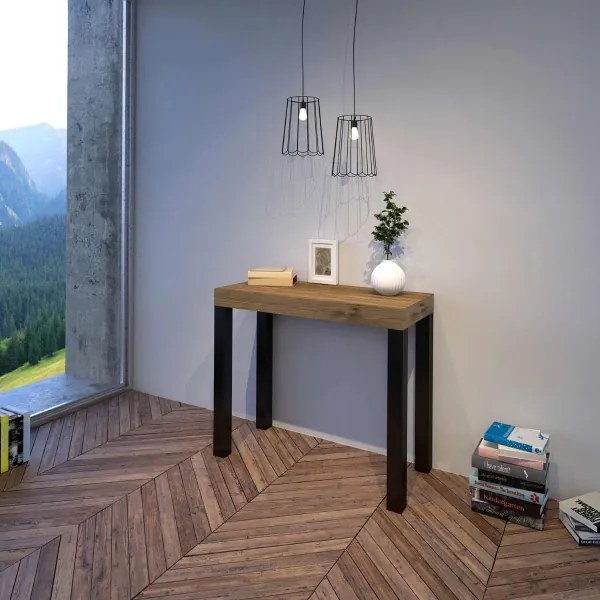 Consolle allungabile da parete 10 posti EVERYDAY SMALL Quercia Natura