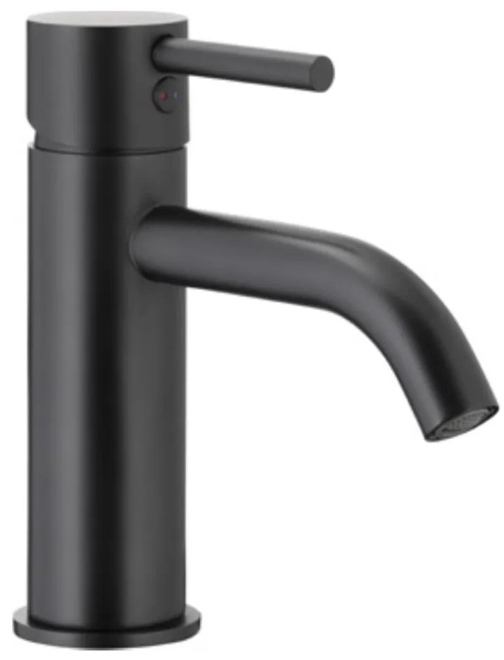 KFA Armatura 5822-815-81 - Rubinetto del lavandino + scarico NEDA 16,5 cm ottone/nero