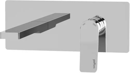 Paffoni Tilt Ti104cr Miscelatore lavabo Incasso 2 Fori Piastra Rettangolare E Bocca 15 cm Cromo