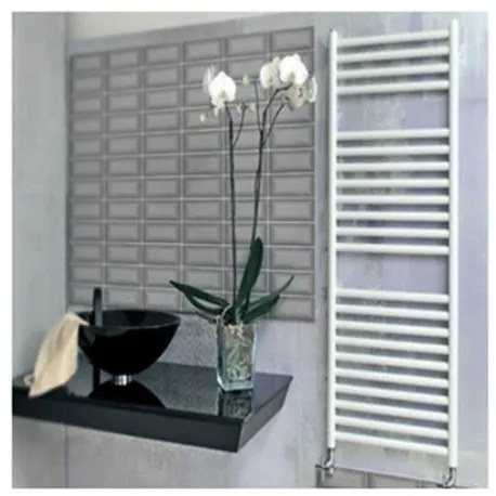 Termoarredo Scaldasalviette in alluminio bianco 860/400 Fondital COOL Interasse 40 cm