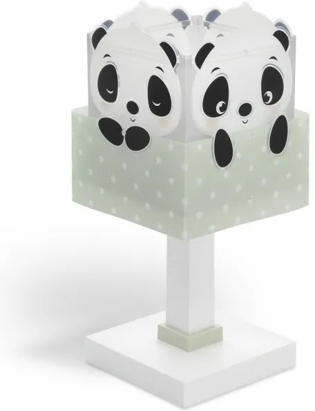 Dalber 63161H - Lampada per bambini PANDA 1xE14/40W/230V verde