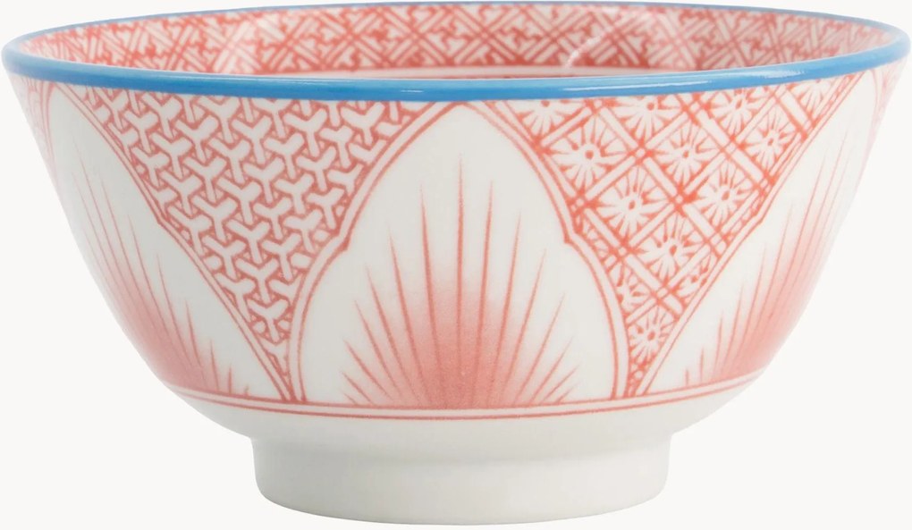 Set di 6 ciotole piccole in porcellana Tayo Lily Flower