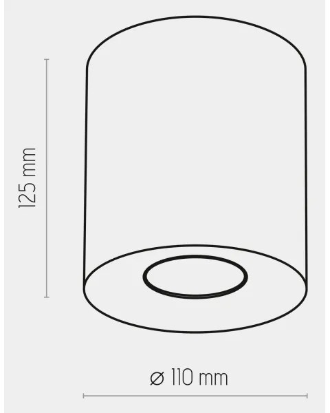 Faretto ORION 1xGU10/10W/230V oro