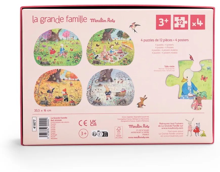 Puzzle La Grande Familie - Moulin Roty