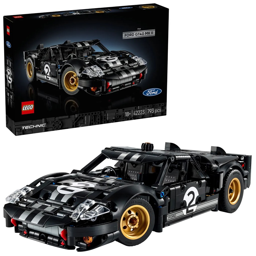 Auto da corsa Ford GT40 MKII 1966 Lego