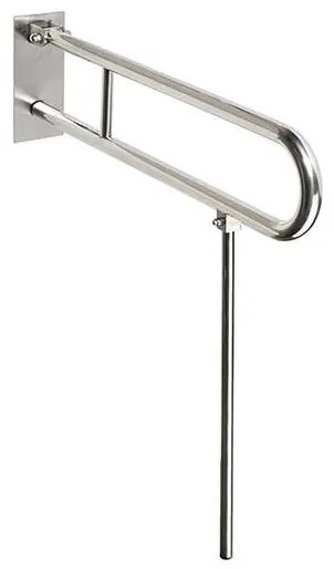 Maniglia 10x25 cm in acciaio inox/argento