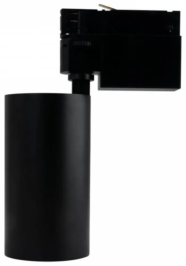 Faro LED 30W Trifase Nero 60° 120lm/W, CRI92, no Flickering - BRIDGELUX LED Colore  Bianco Naturale 4.000K