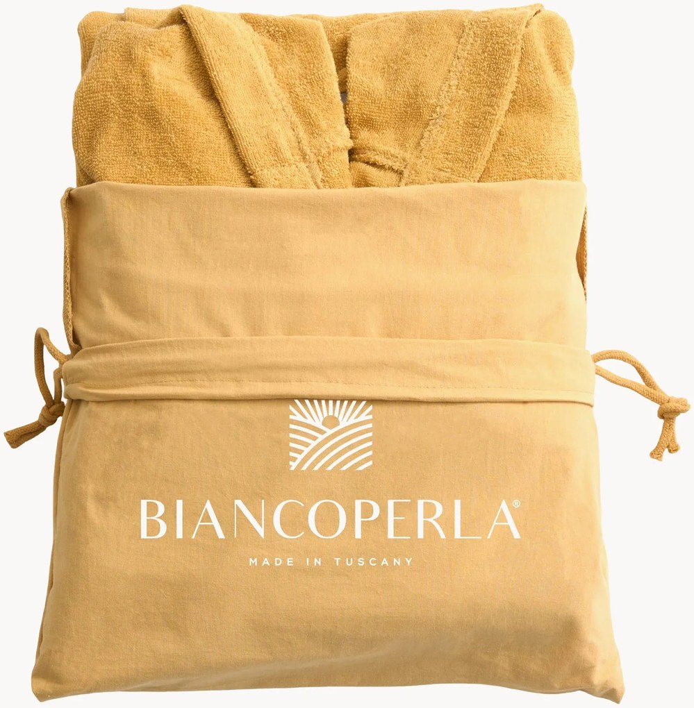 Accappatoio con cappuccio e borsa in cotone Liam