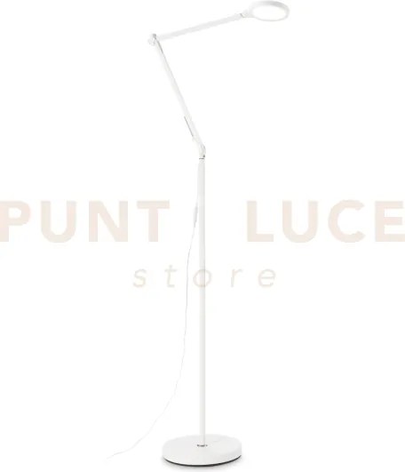 Futura lampada da terra orientabile bianca dimmerabile led 4000 k 1...