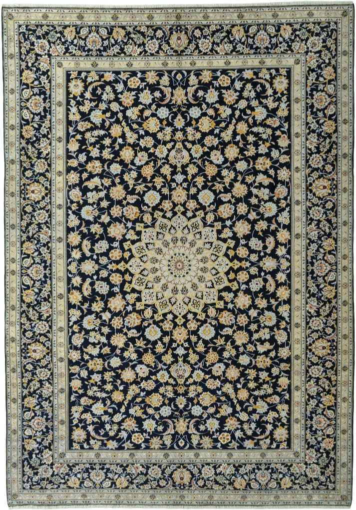 Kashan Tappeto persiano 300x430 Blu (Iran) Annodato A Mano