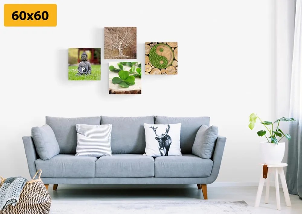 Set di quadri – Feng Shui con elementi naturali