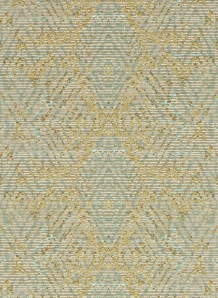 Harlequin Carta da parati Hansha - Buttermilk/ Sky