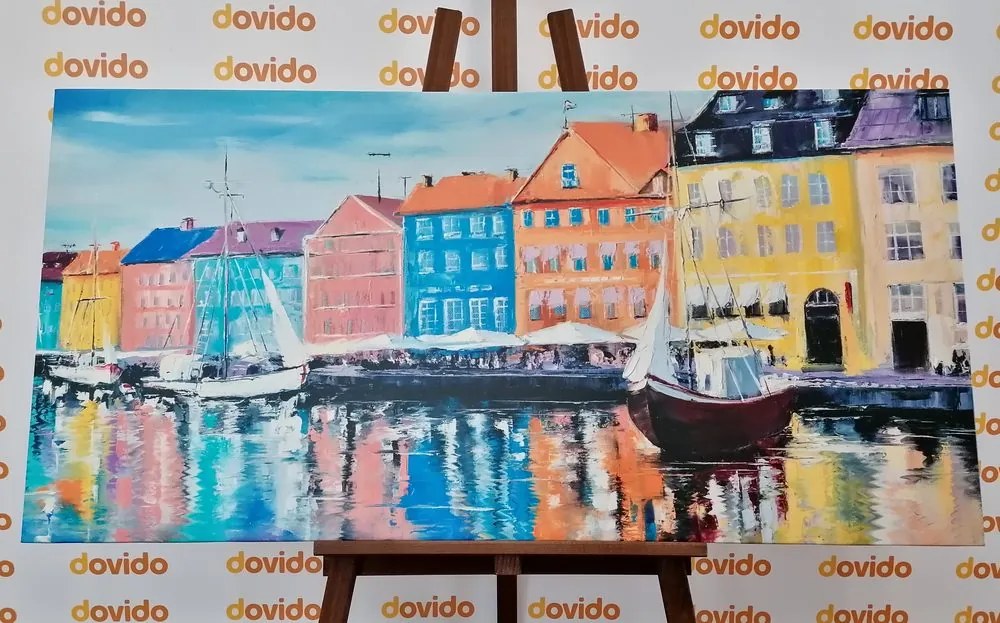 Quadro su tela – Dipinto a olio di Venezia