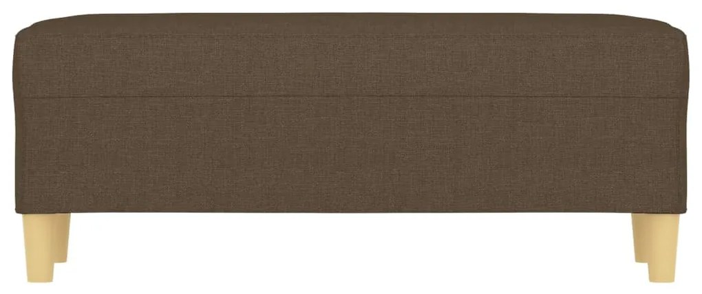 Panca Marrone 100x35x41 cm in Tessuto