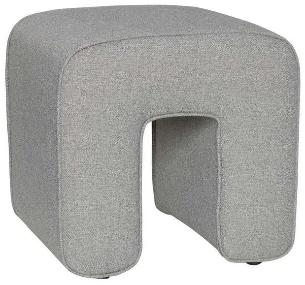 Sculpture Pouf Grigio Scuro - Hübsch