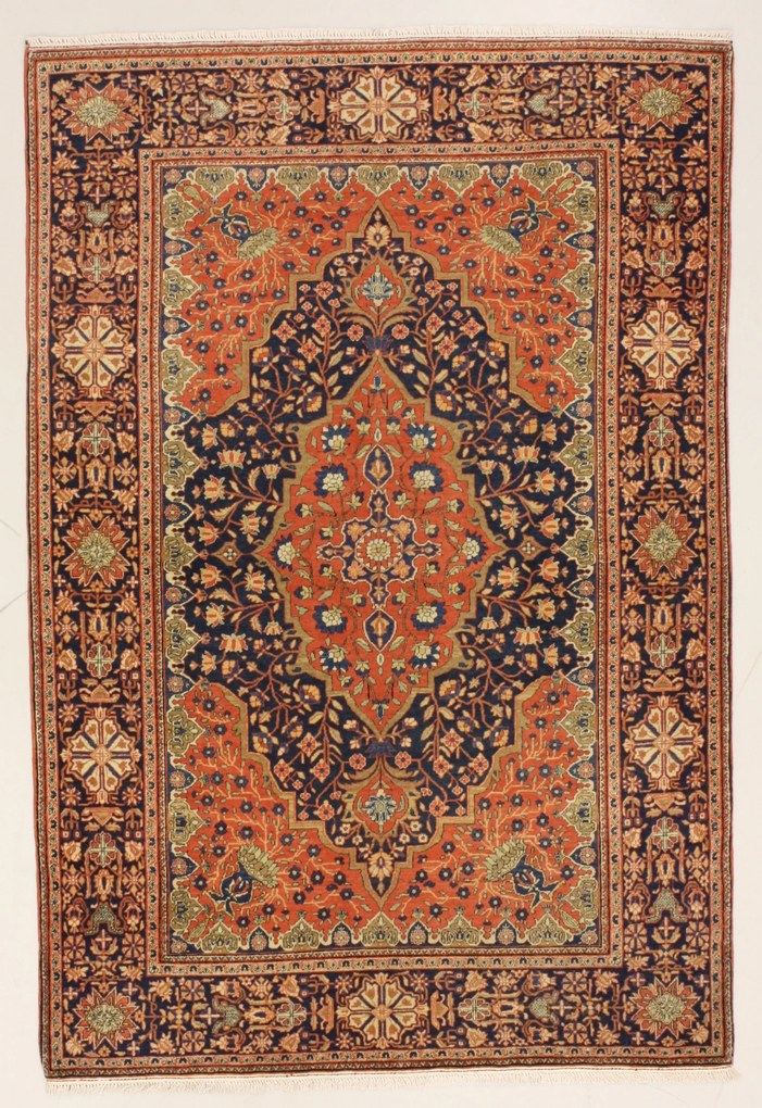 Kashan Tappeto persiano 200 x 140 (Iran) Annodato A Mano
